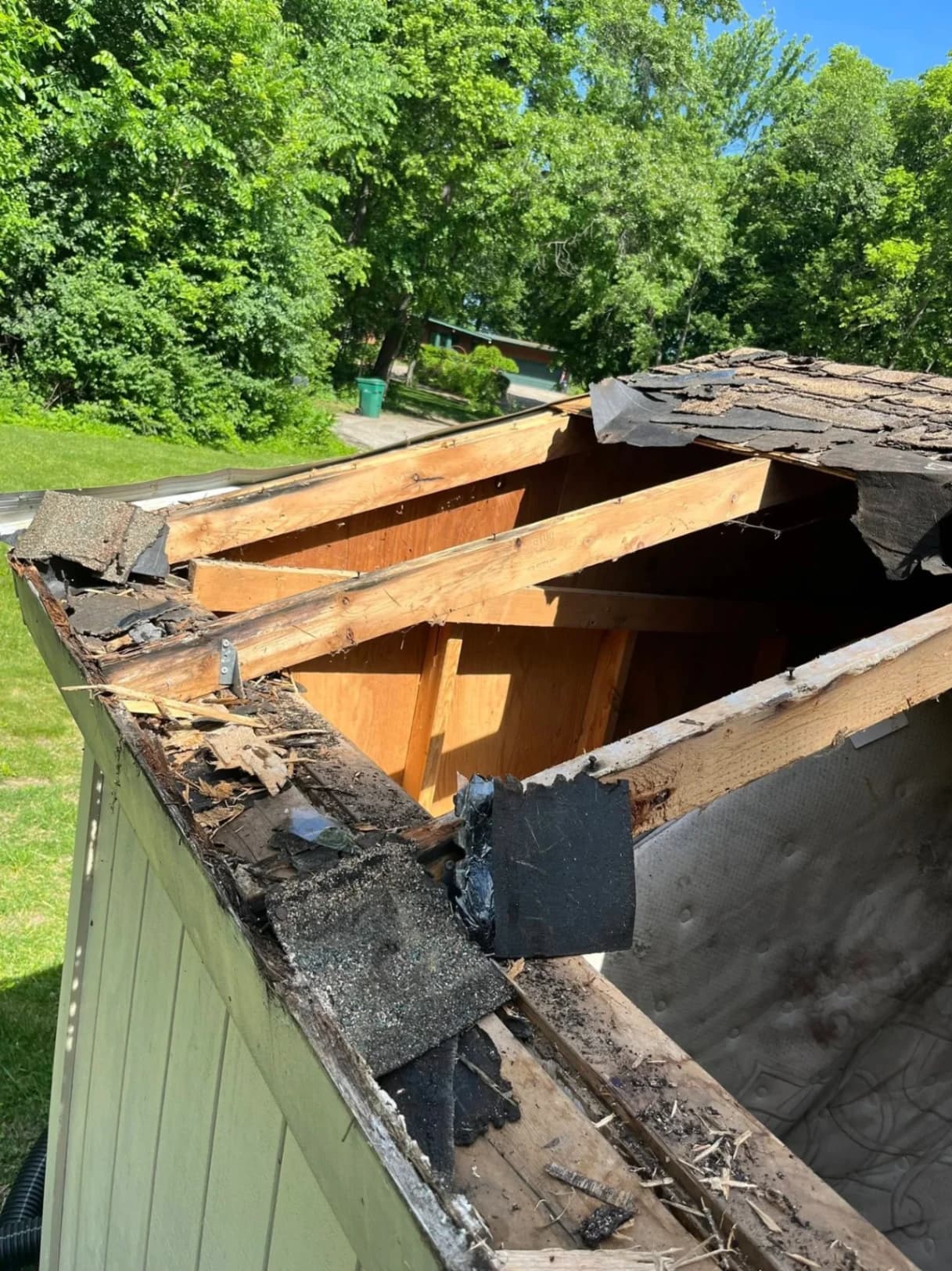 Shed Roof Leak Repair & Structural Restoration photo 7